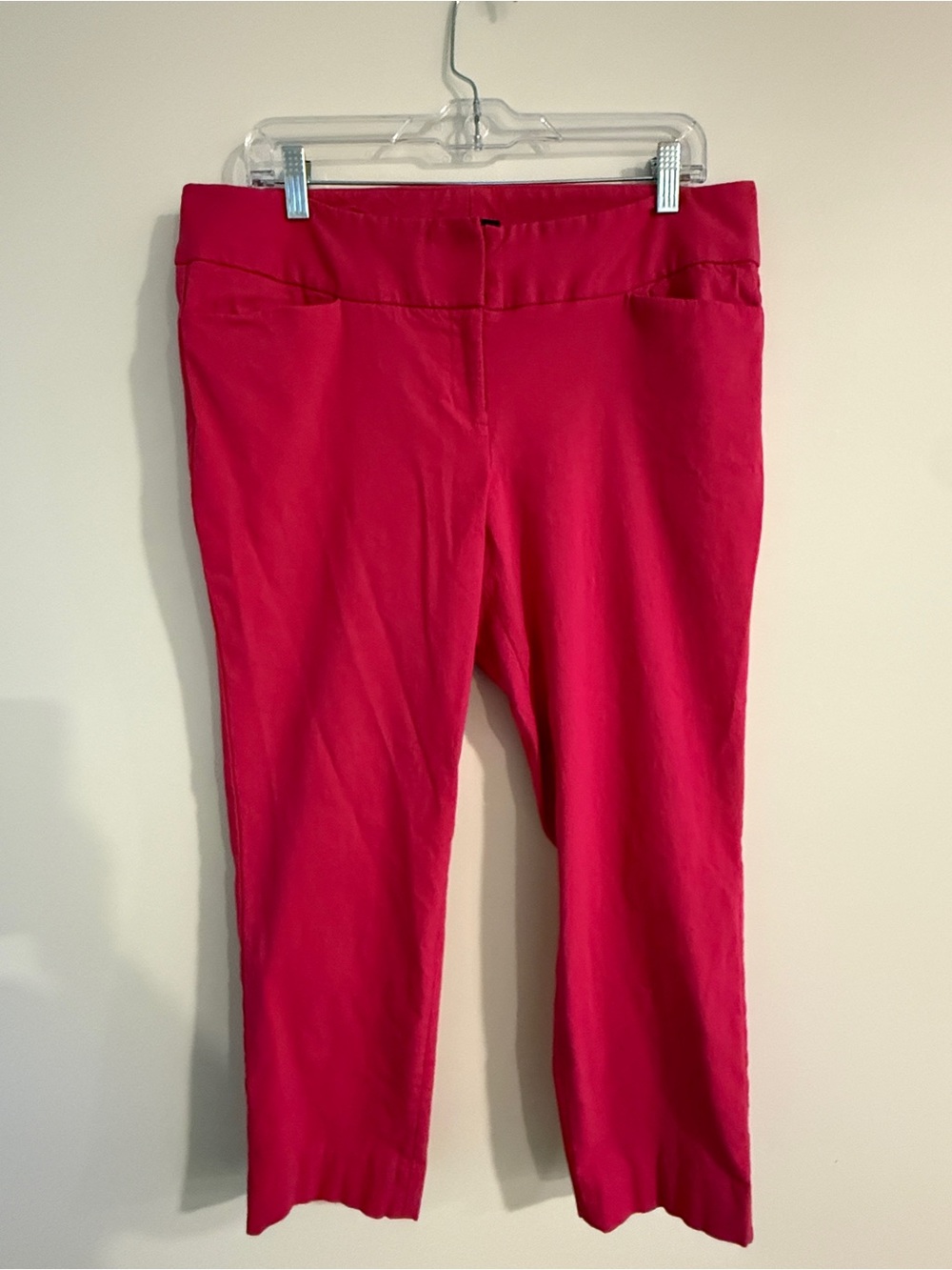 The Limited Women’s Size 14 Pink Ankle Pants Cropped Slim Career Trousers